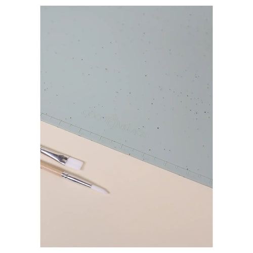Art Painting Silicone Placemat Seafoam