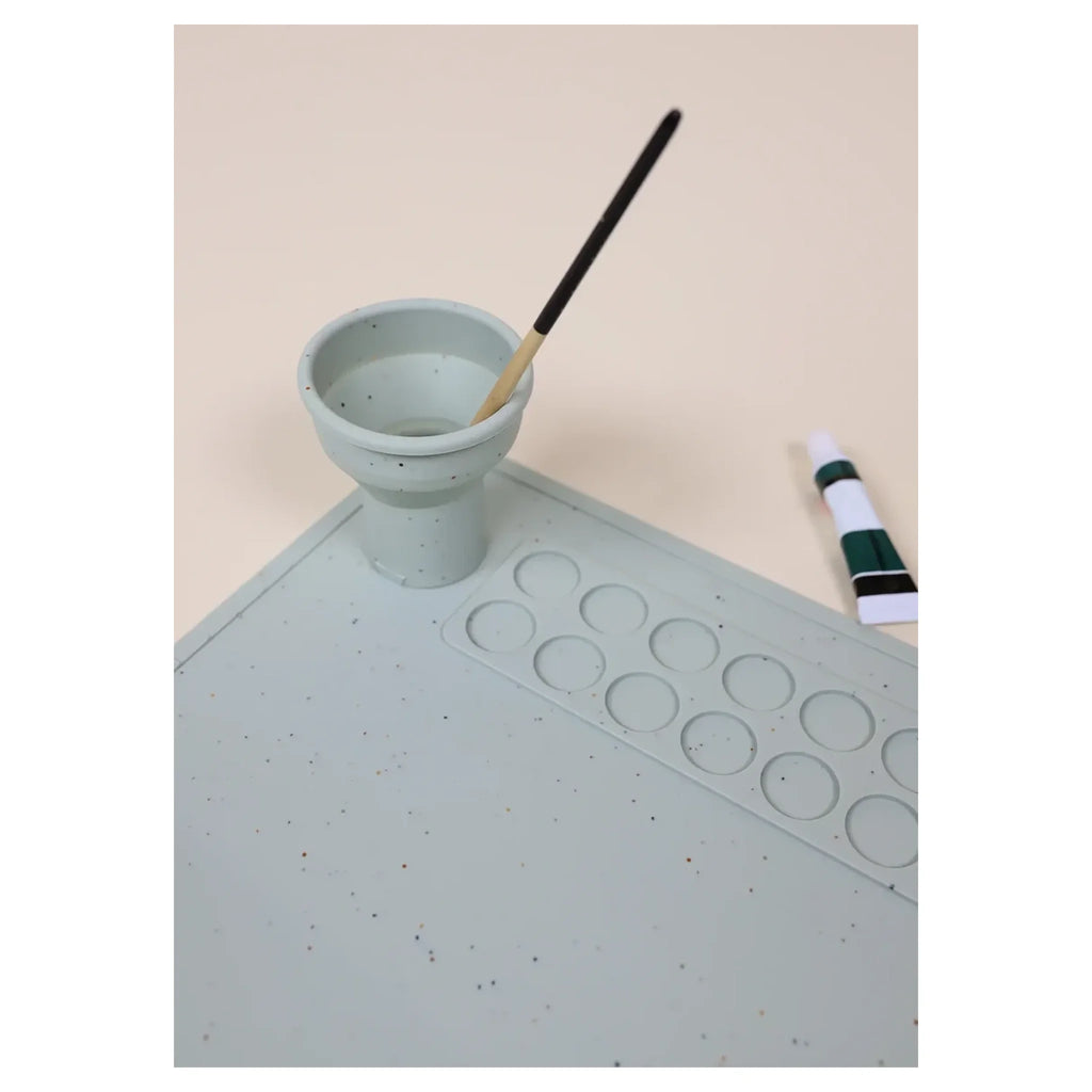 Art Painting Silicone Placemat Seafoam