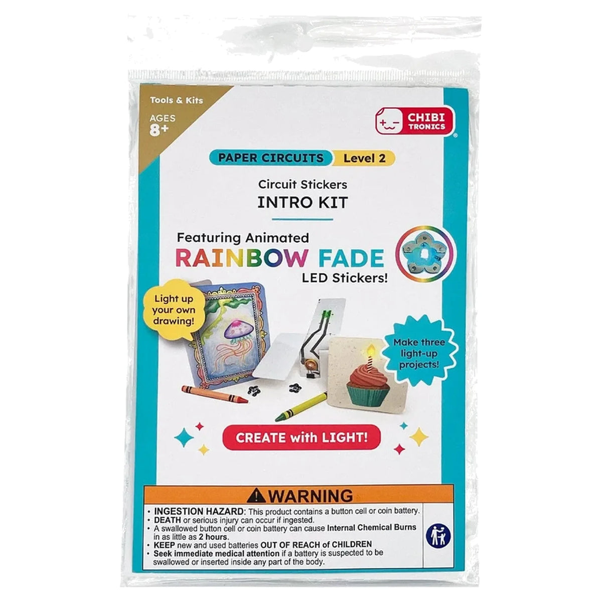 Circuit Stickers Intro Kit: Paper Circuits LEVEL 2