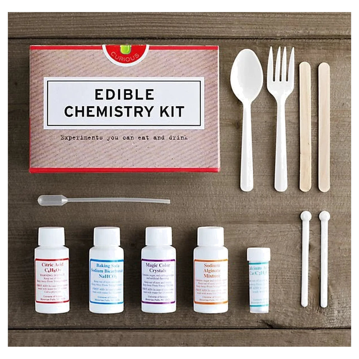 Edible Chemistry Kit |
Science Experiments You Can Eat