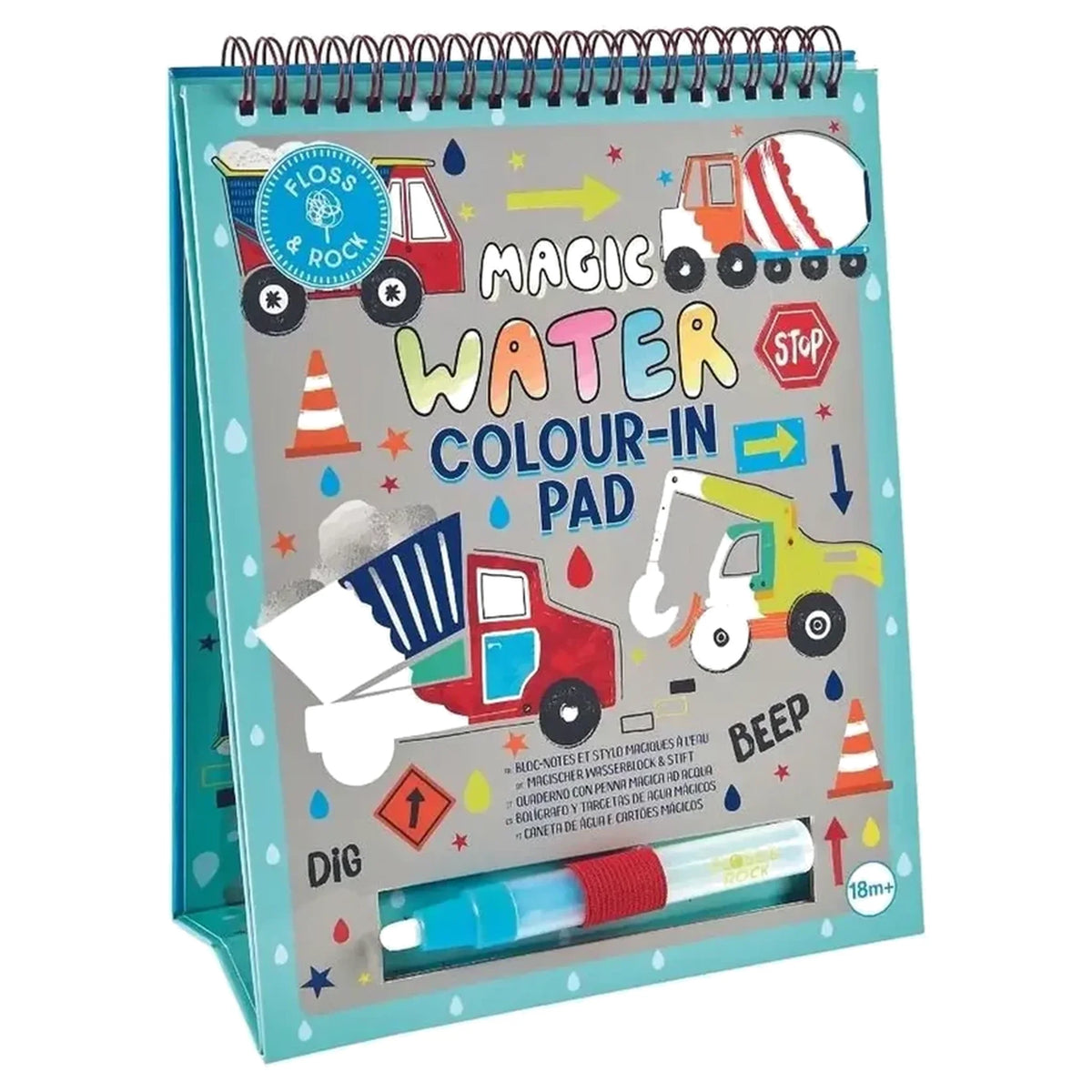Construction Easel Watercard and Pen