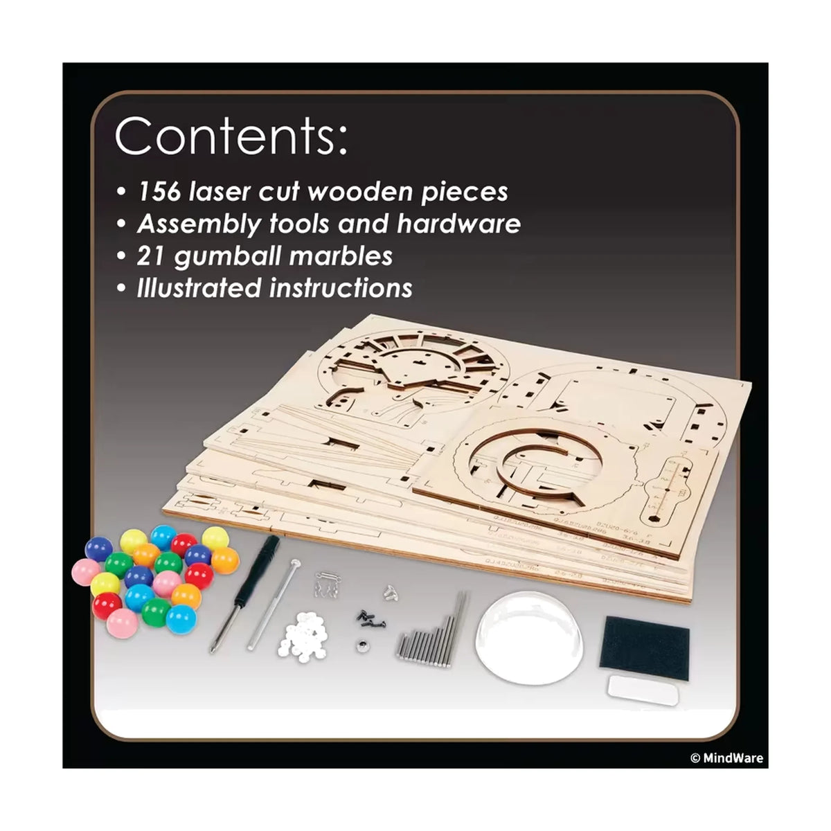 Gearjits Gumball Machine Marble Coaster