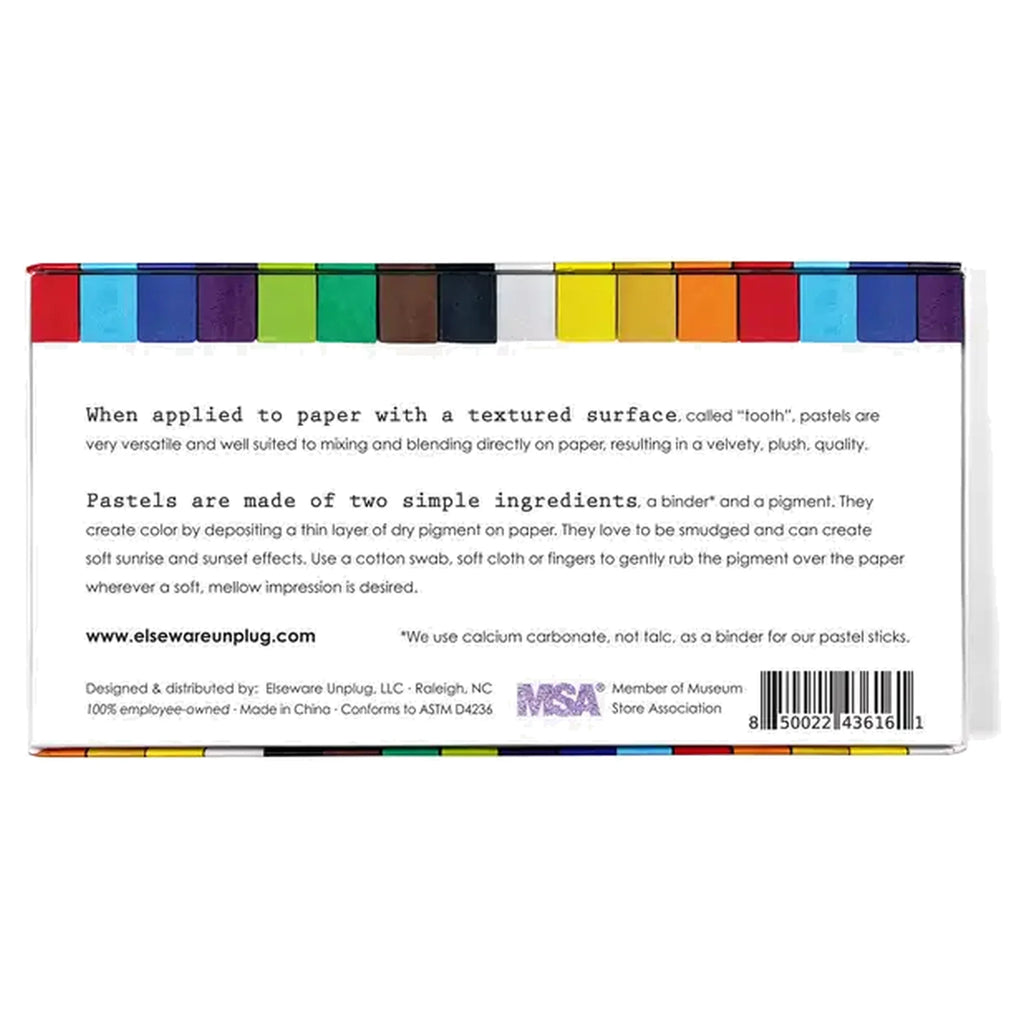 Pastel Sticks - Talc-Free Pastels - 12 Non-Toxic Colors
