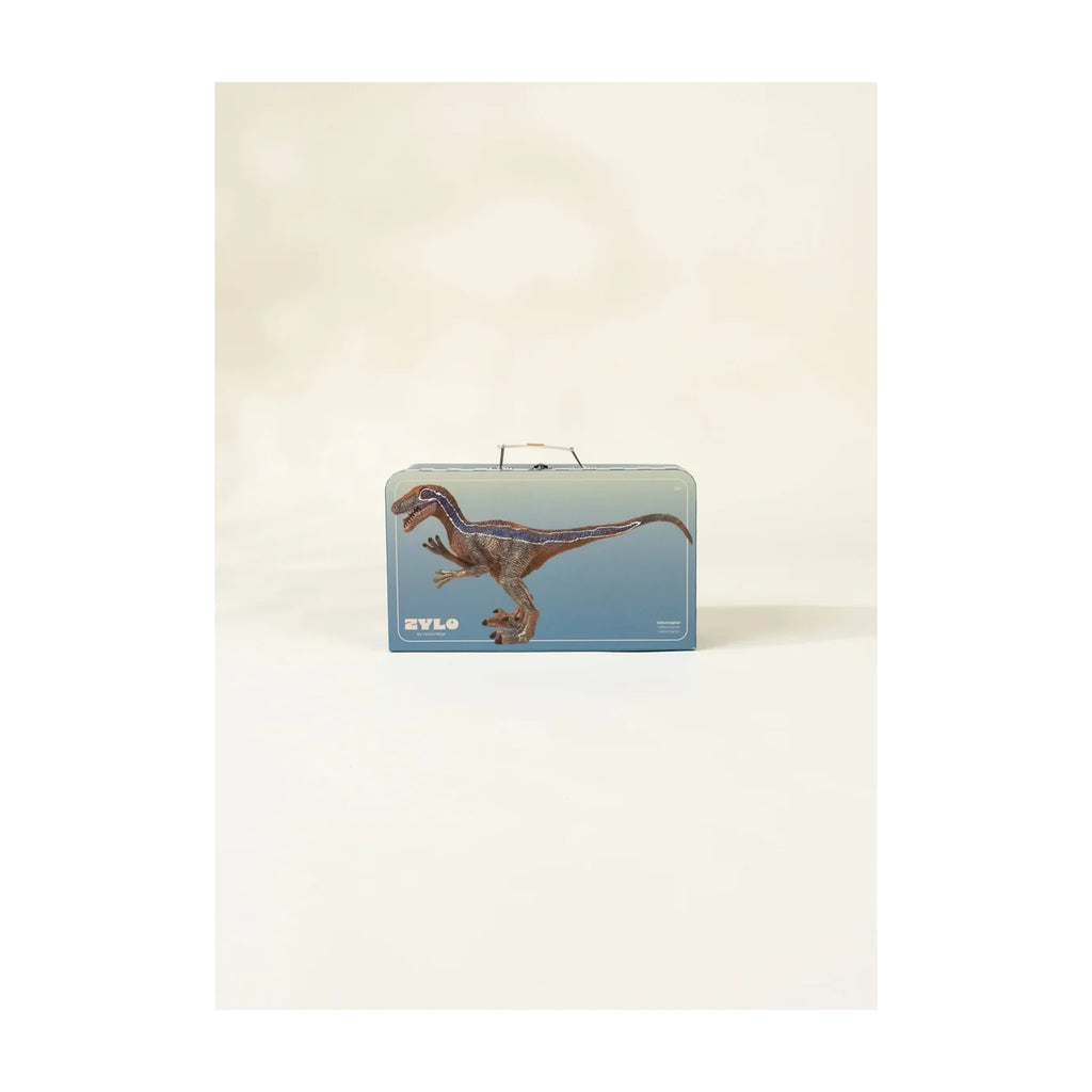 Velociraptor Dinosaur in a Collectible Box