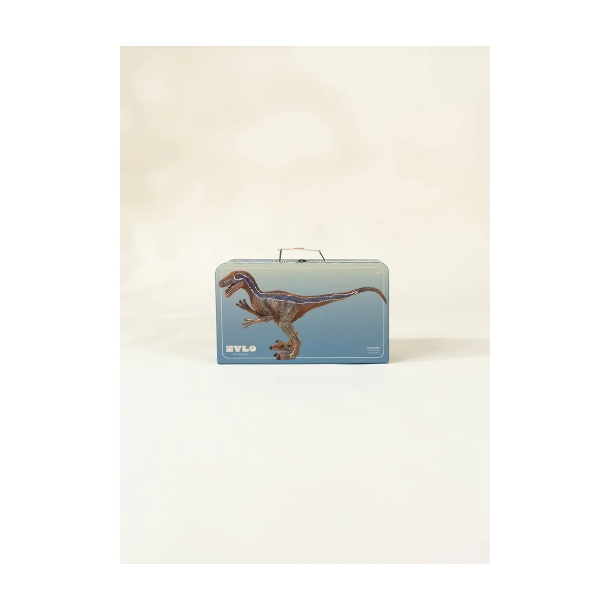 Velociraptor Dinosaur in a Collectible Box