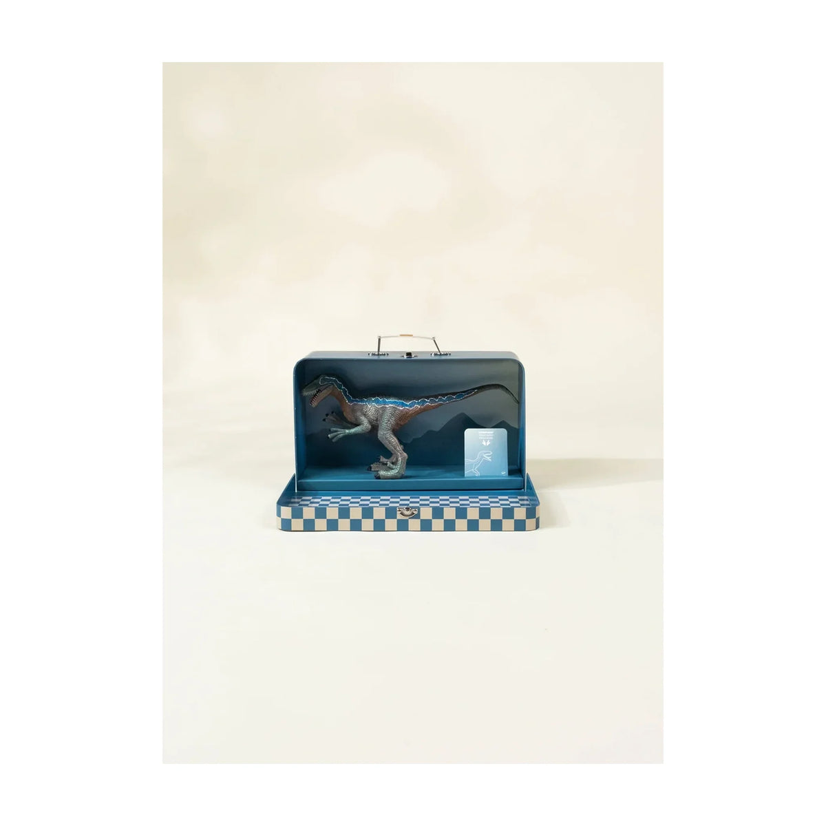 Velociraptor Dinosaur in a Collectible Box