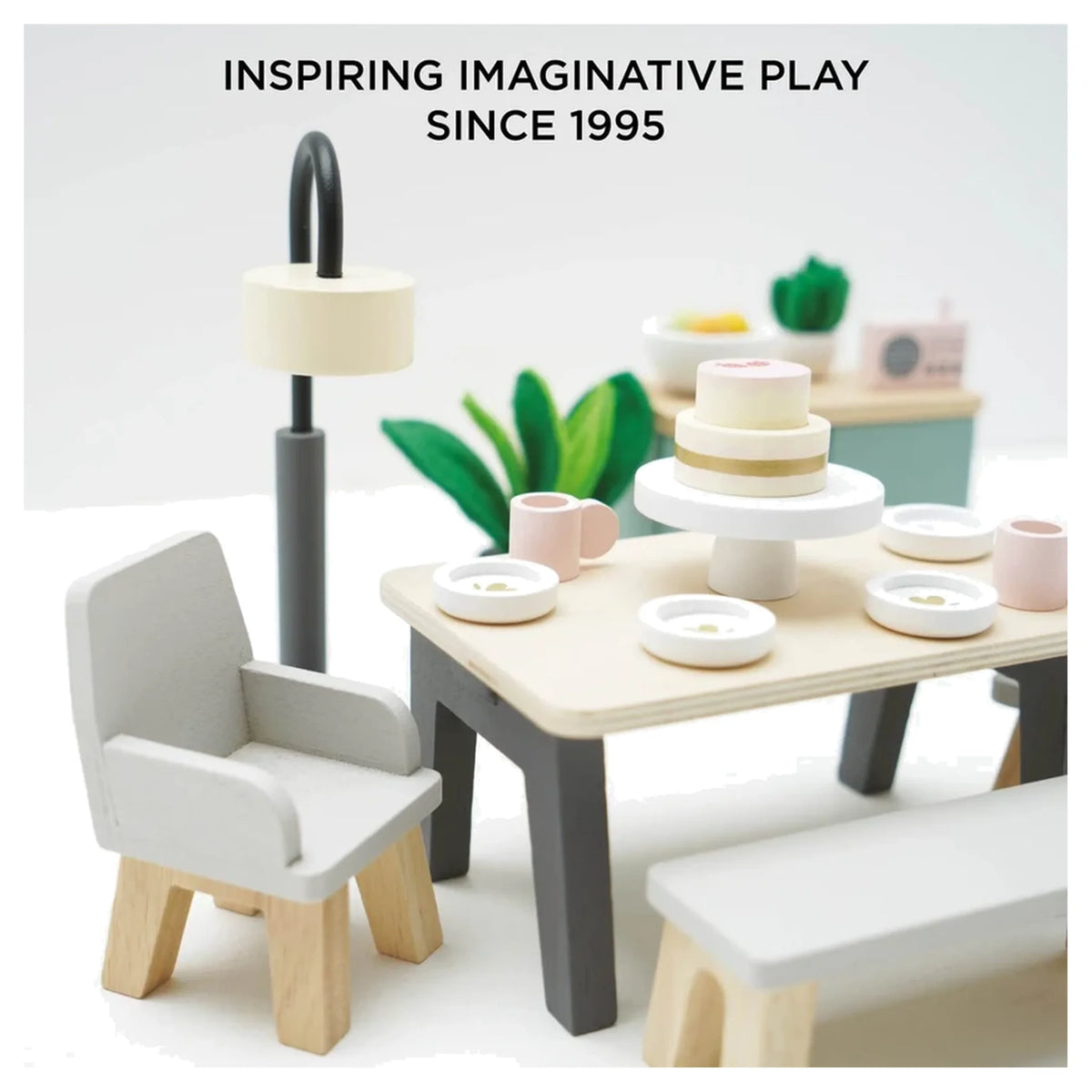 Wooden Dolls House Dining Room