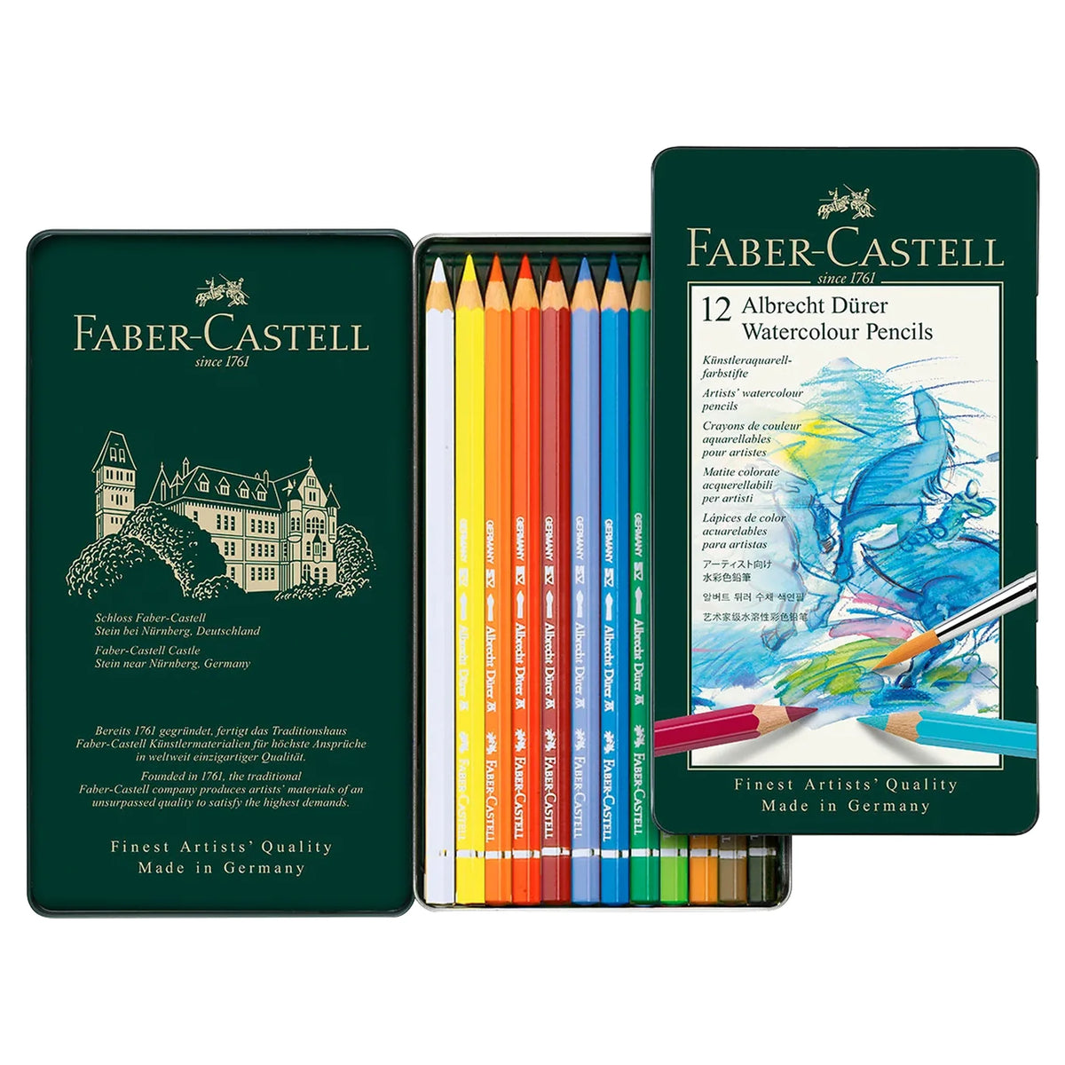 Albrecht Dürer Artists' Watercolor Pencils, Tin of 12