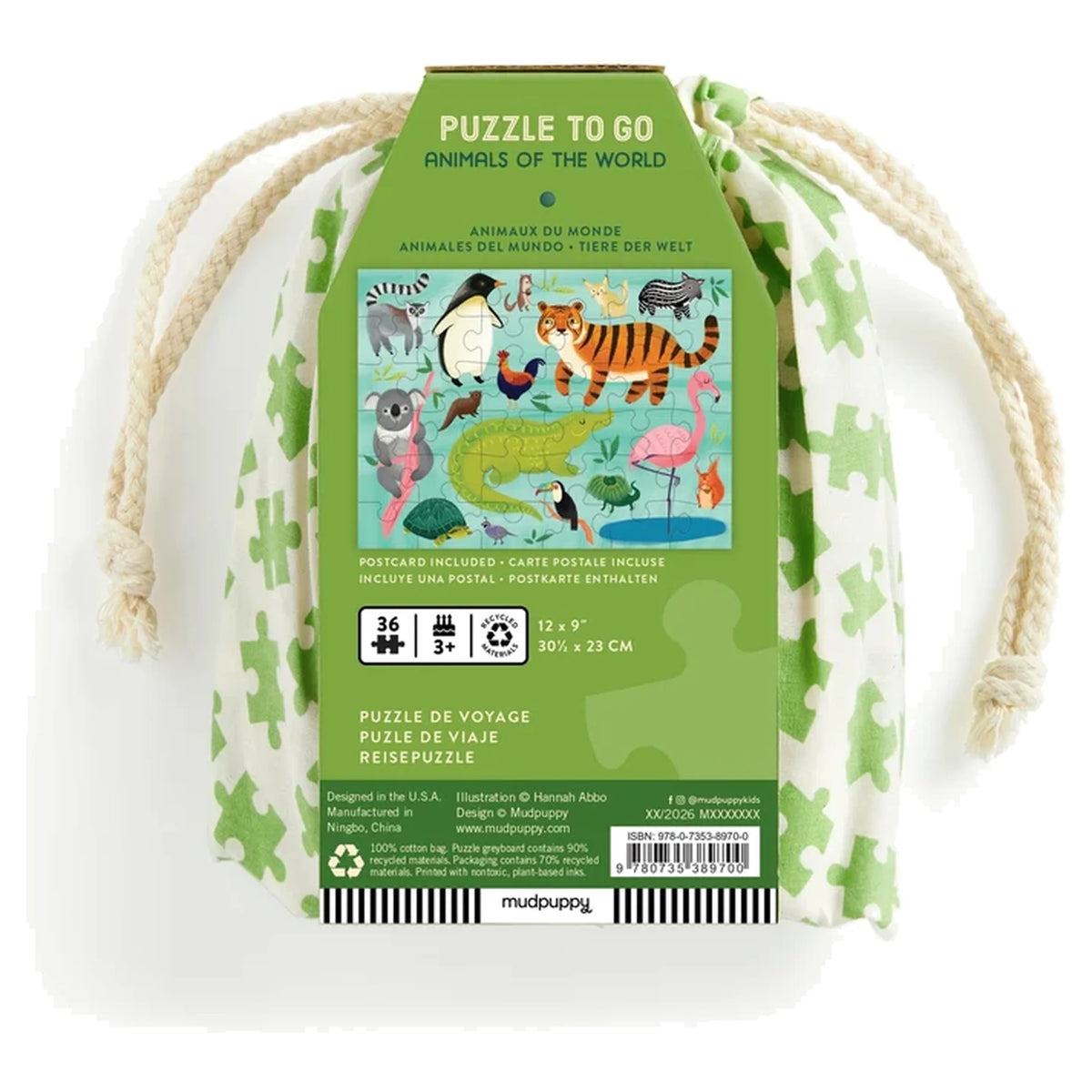 Animals Of The World Puzzle To Go