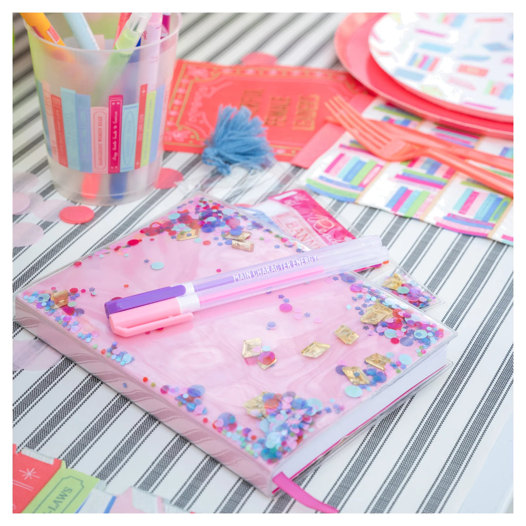 Book Club Confetti Notebook