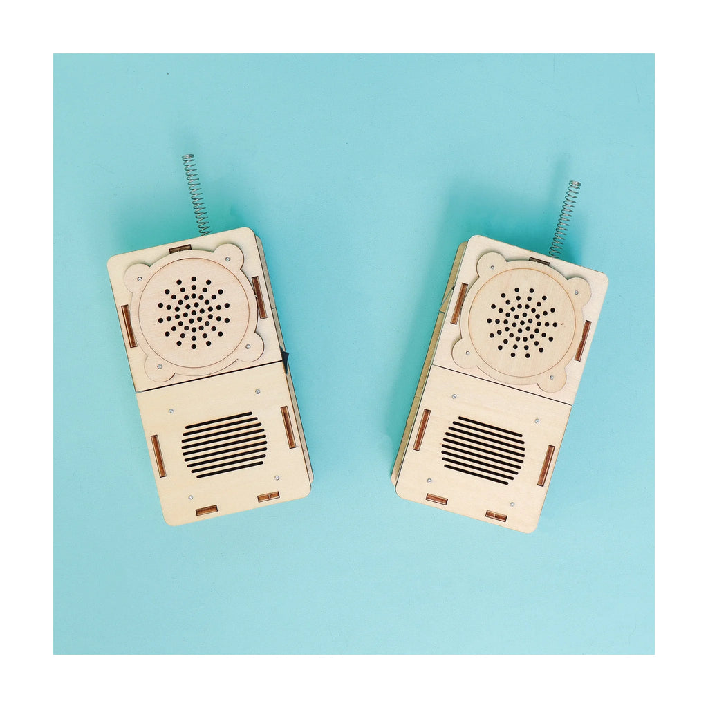Build and Learn Walkie-Talkie STEM Kit (Set of 2)