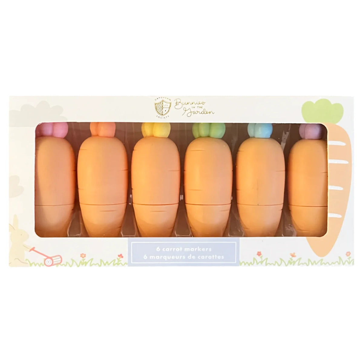 Bunnies In The Garden Carrot Marker Set