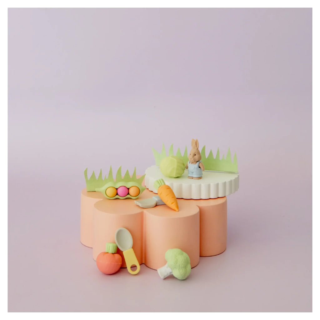 Bunnies In The Garden Eraser Set