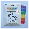Chicken Suncatcher Sticker Craft Kit for Kids