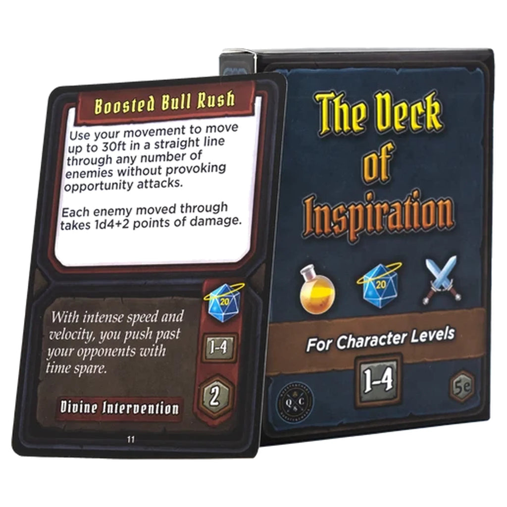 Deck of Inspiration: Lvl 1-4