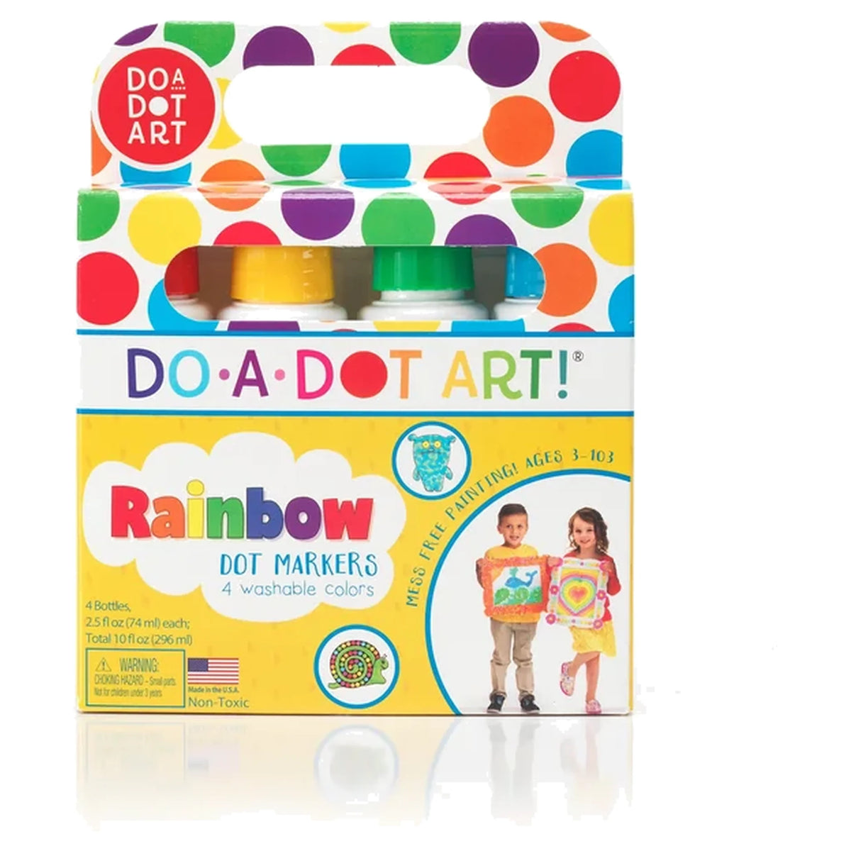 Do A Dot Art! Rainbow Dot Markers - Set of 4- Made in USA