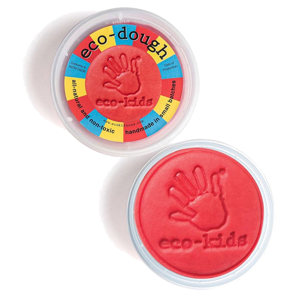 Eco-Dough (3-Pack) - Natural, Non-Toxic Primary Colors