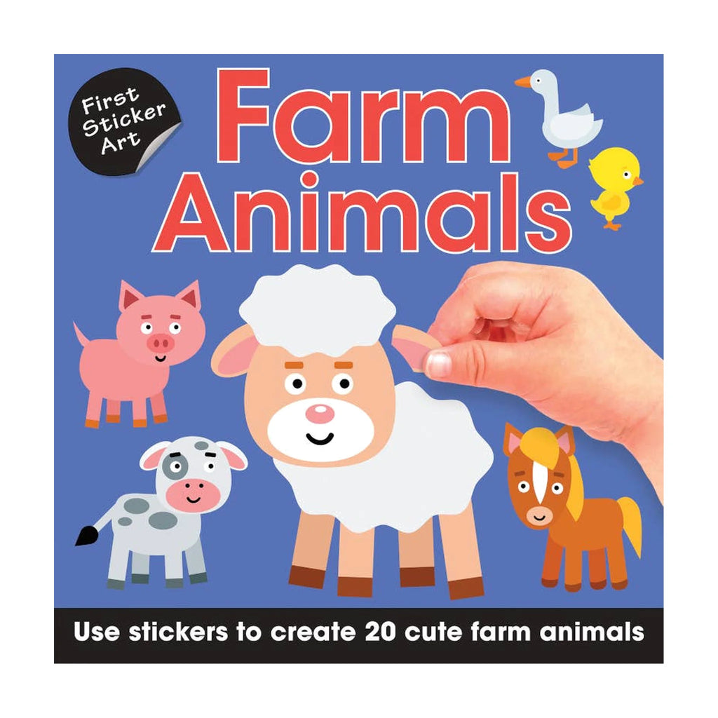 First Sticker Art: Farm Animals