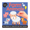 First Sticker Art: Farm Animals