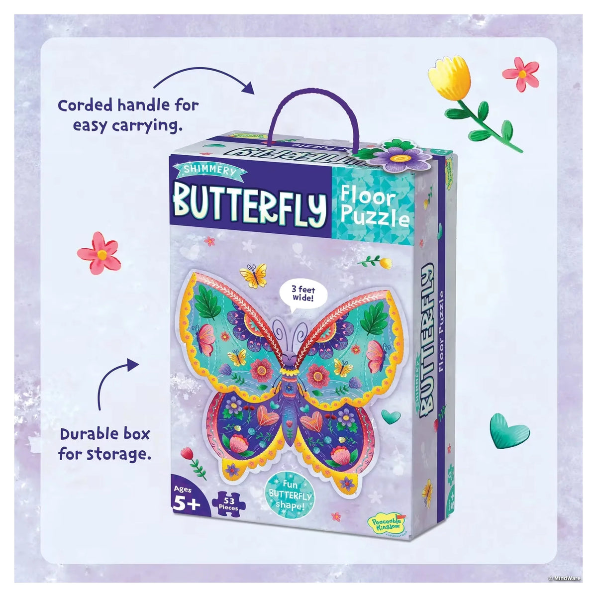 Floor Puzzle: Butterfly