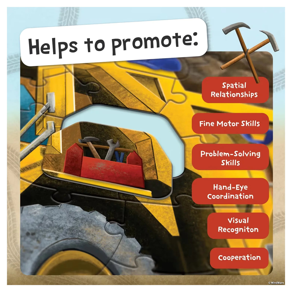 Floor Puzzle: Dump Truck