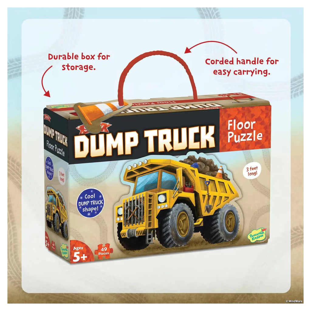 Floor Puzzle: Dump Truck