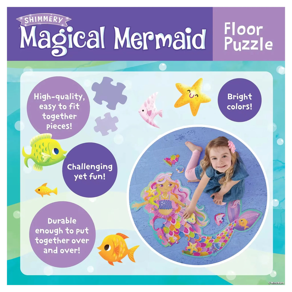 Floor Puzzle: Magical Mermaid