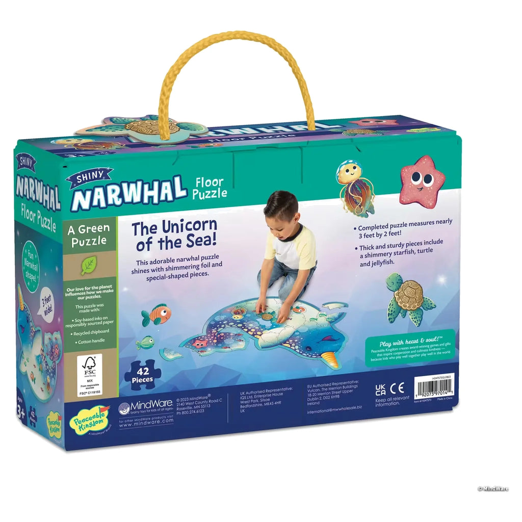 Floor Puzzle: Narwhal