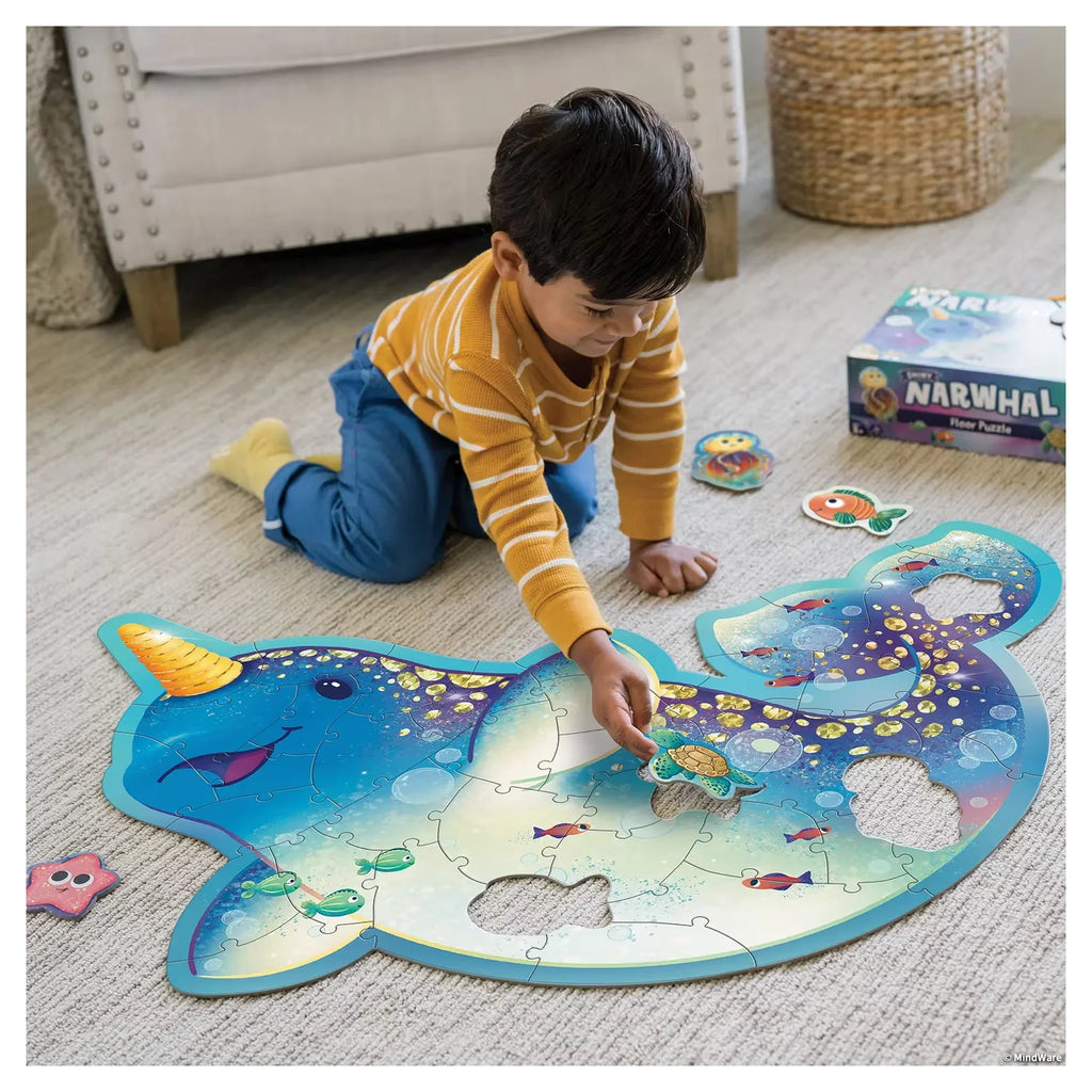 Floor Puzzle: Narwhal