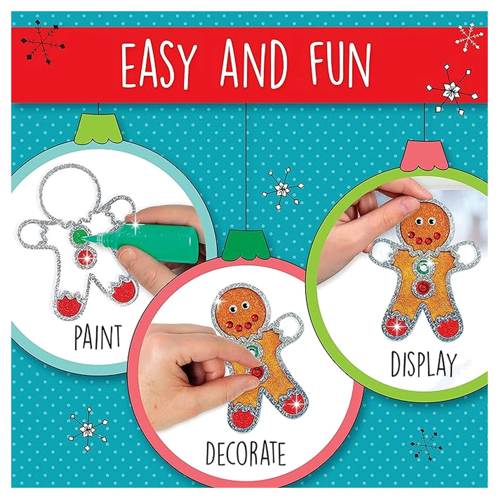Holiday Easy Sparkle Window Art Diy Craft Kit For Kids
