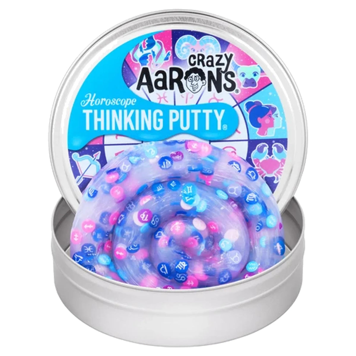 Horoscope - Full Size 4" Thinking Putty Tin