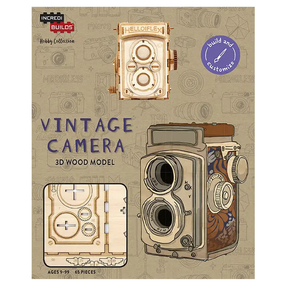 IncrediBuilds Hobby Collection: Vintage Camera
