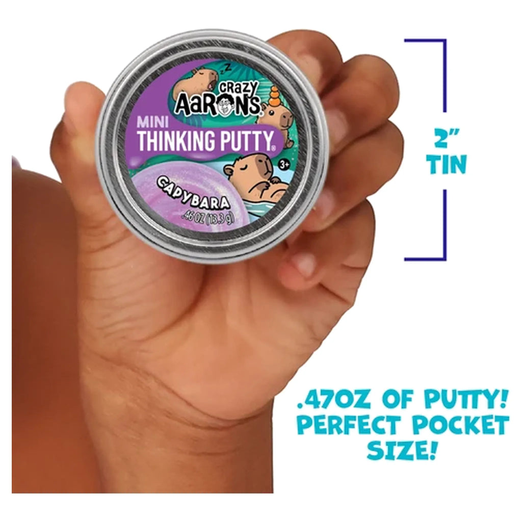 Mini Capybara - 2" Thinking Putty Tin