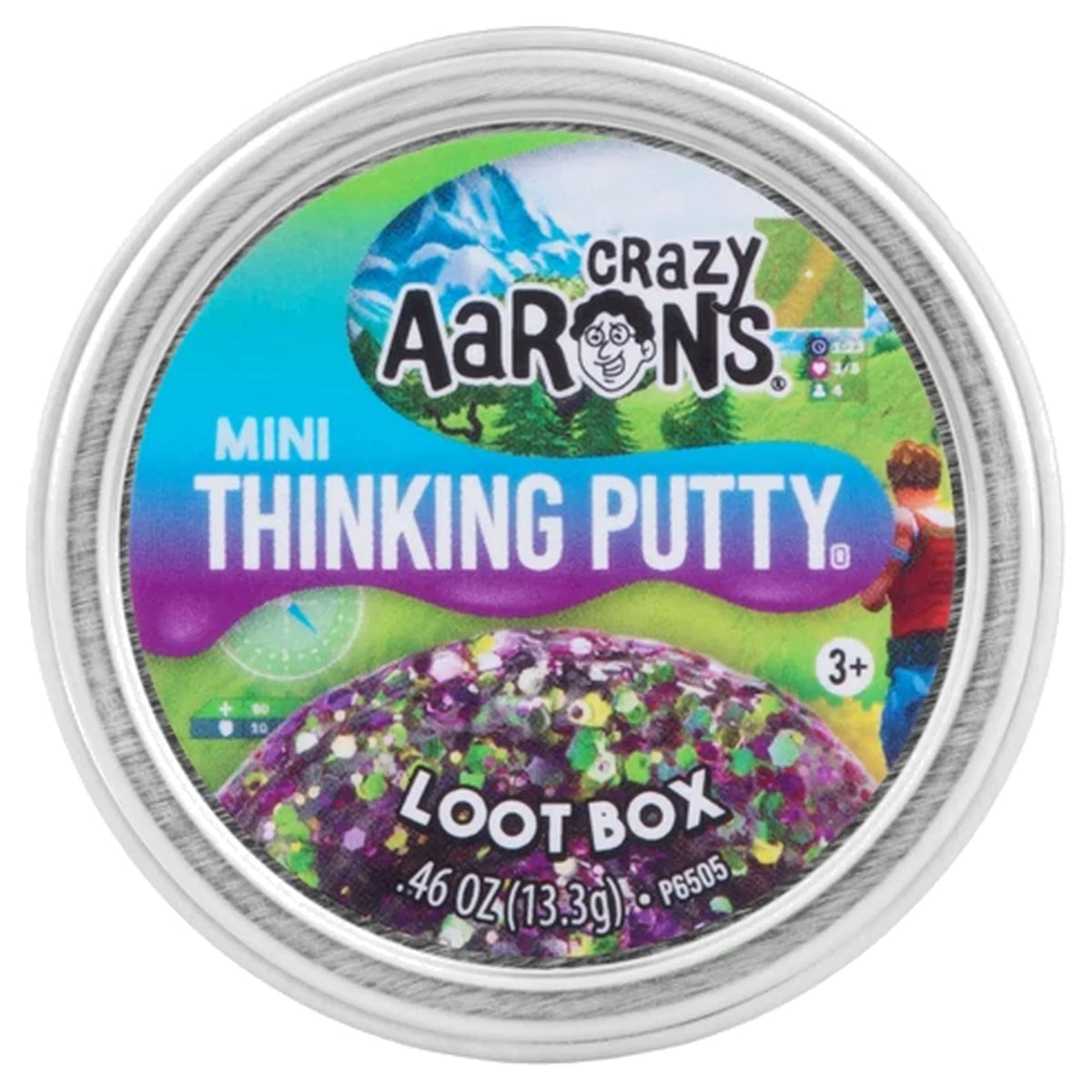 Mini Loot Box  -  2" Thinking Putty Tin