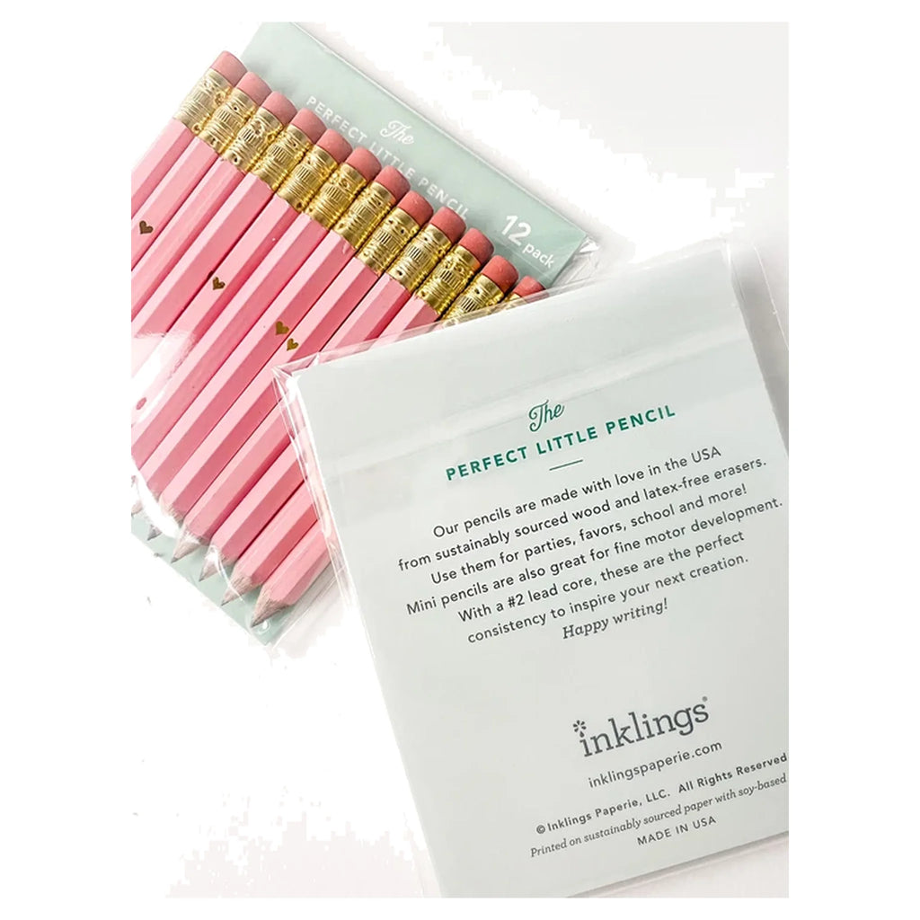 Mini Pencils - Hugs and Kisses