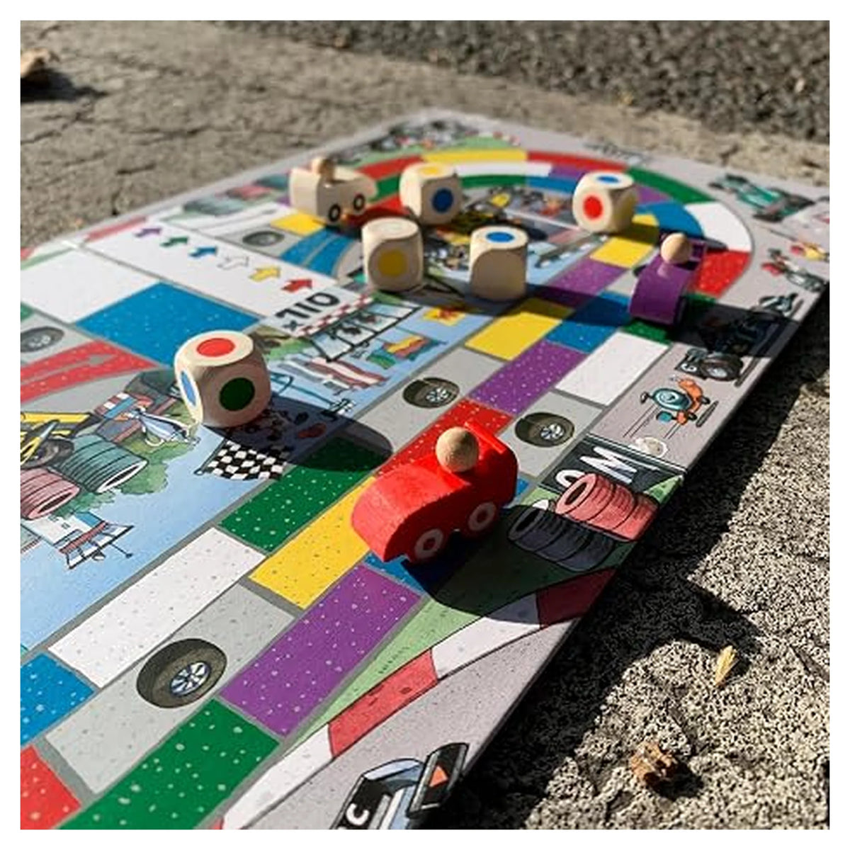 Monza Car Racing Board Game