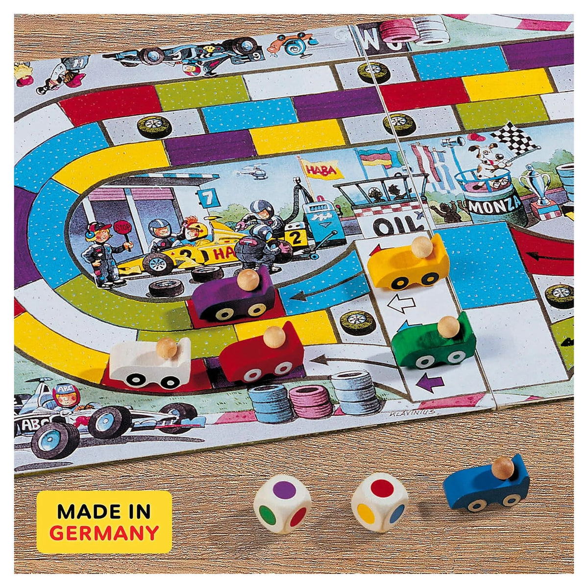 Monza Car Racing Board Game