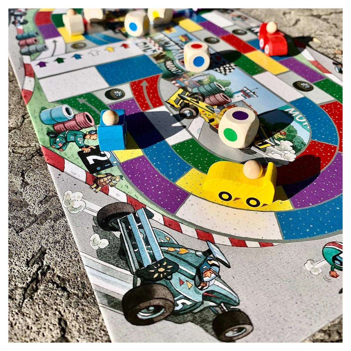 Monza Car Racing Board Game