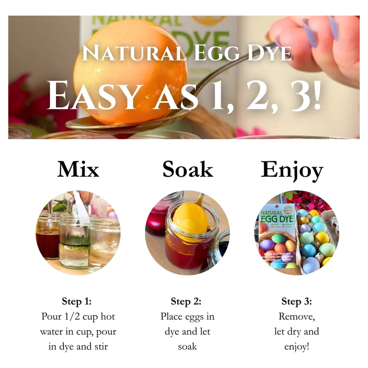 Natural Egg Dye Kit