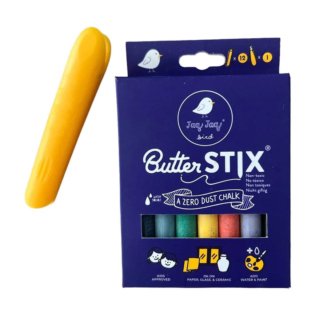 NEW! ButterStix 12pcs Muted Pastels Colors + Holder