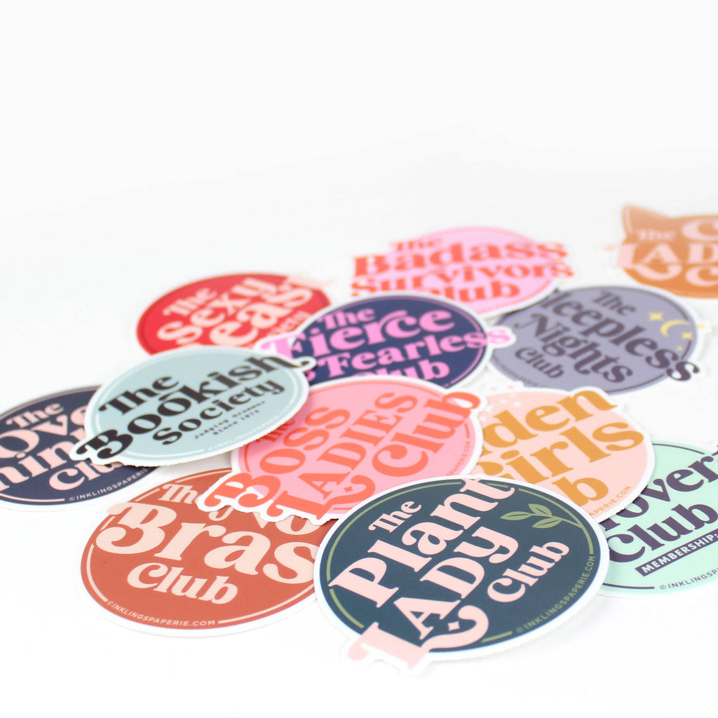 Vinyl Sticker - Sleepless Nights Club
