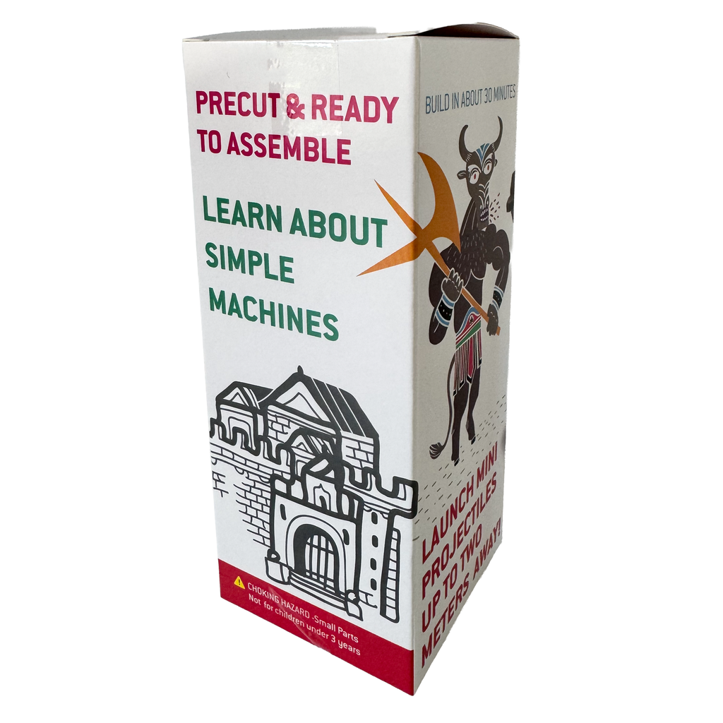 Mini Trebuchet : Wooden Engineering Model Building Kit | Trebuchet science project