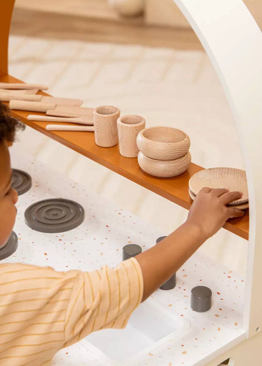 Wooden Dinnerware Playset (12 Pcs)