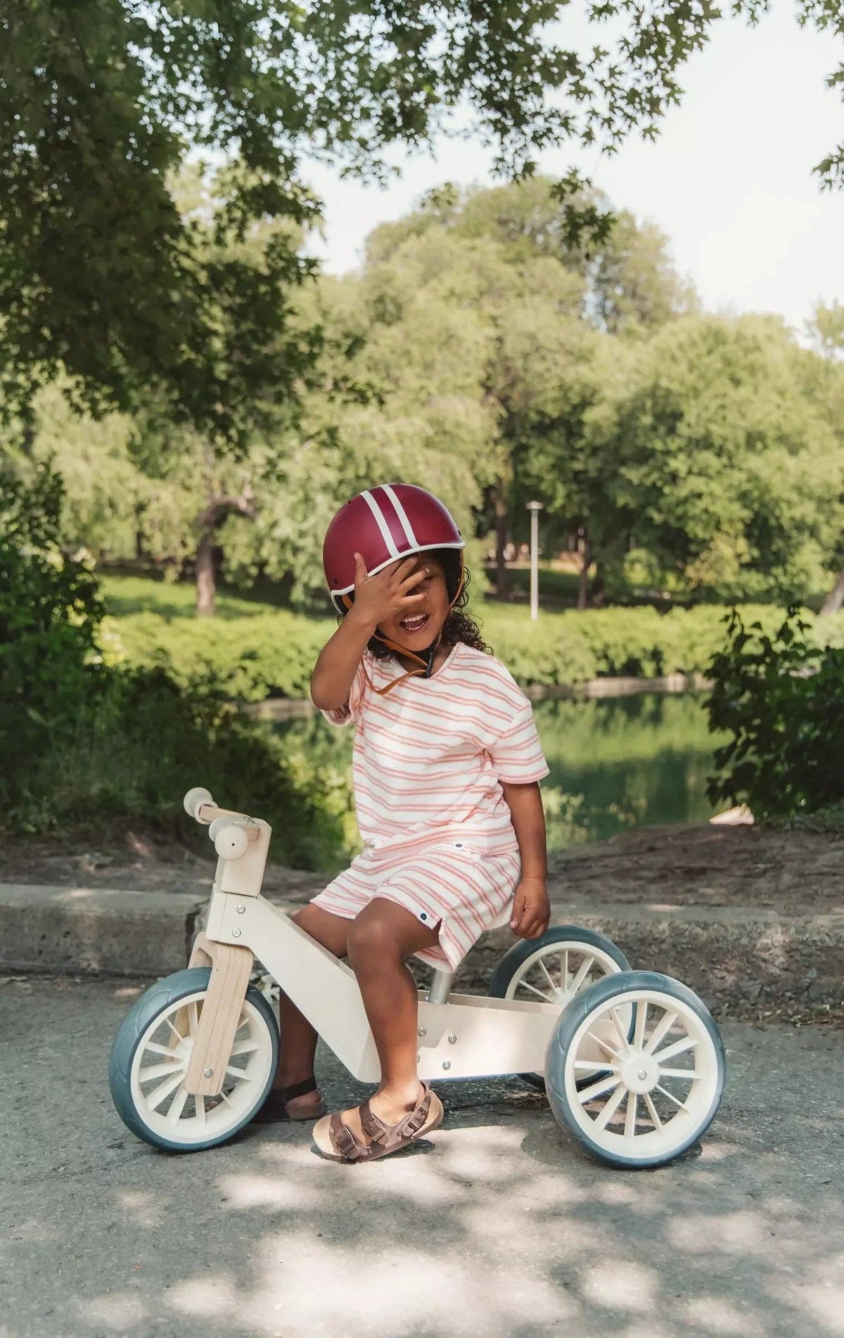Wooden Balance Bike 3-in-1