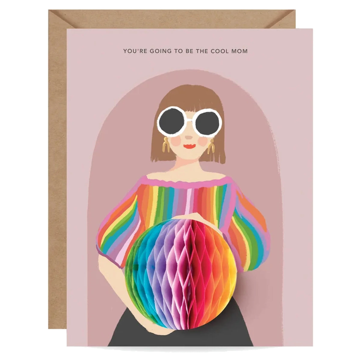 Pop-up Card -  Cool Mom - Pregnancy/Baby/New Mom