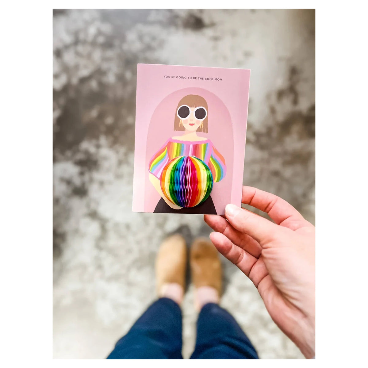 Pop-up Card -  Cool Mom - Pregnancy/Baby/New Mom