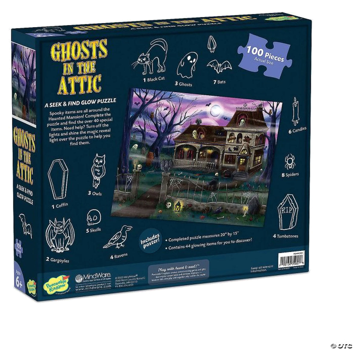 Seek & Find Glow Puzzle: Ghost In The Attic