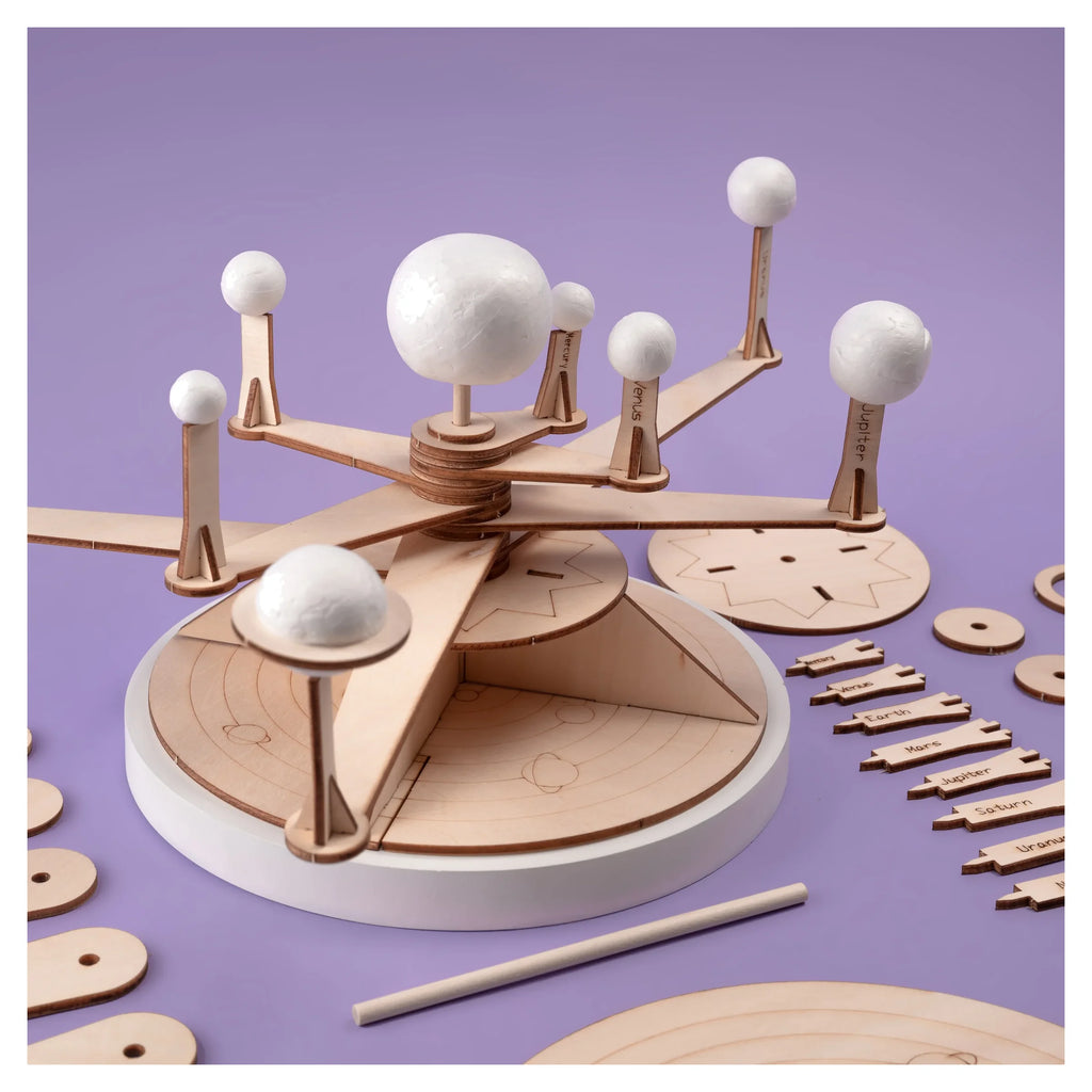 Solar System Model DIY Kit, Educational STEM Toy for Kids