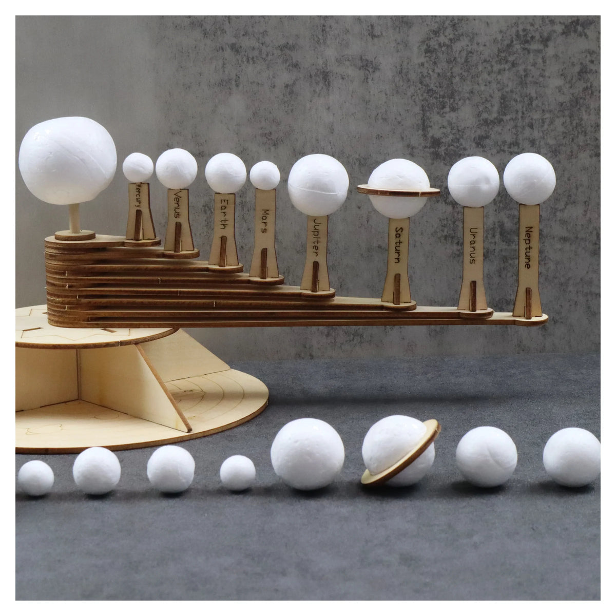 Solar System Model DIY Kit, Educational STEM Toy for Kids