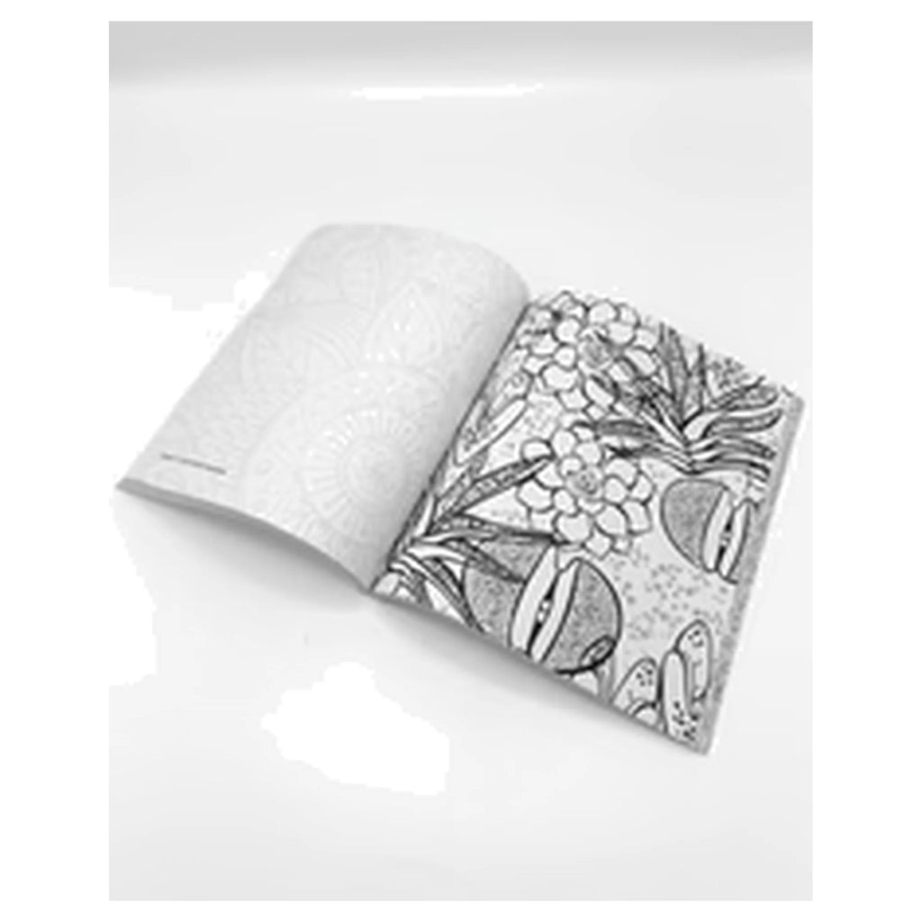 Stress Less Coloring - Flower Patterns by Adams Media